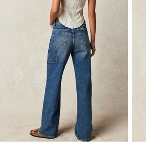 We the Free, Free People Tinsley Baggy Mid-rise straightt leg Sz 32 jeans